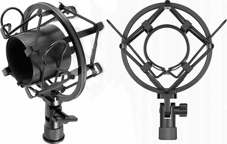 Држач за микрофон Varr Gaming Shockproof Basket, дијаметар 45-50mm, монтирање навој 5/8\", црн