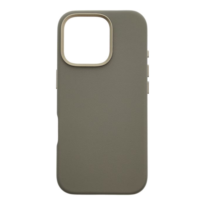 Dviced Leather Case With MagSafe For iPhone 16 Pro, Grey