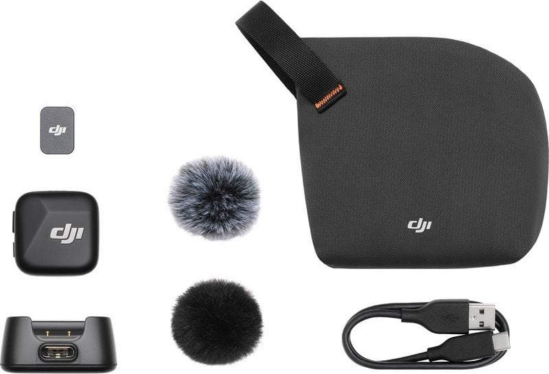 Mikrofon pa tel DJI Mic Mini Transmitter, mono stereo, Infinity Black