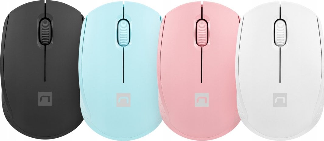 Maus NATEC STORK, Bluetooth dhe USB, 1600 DPI, rozë