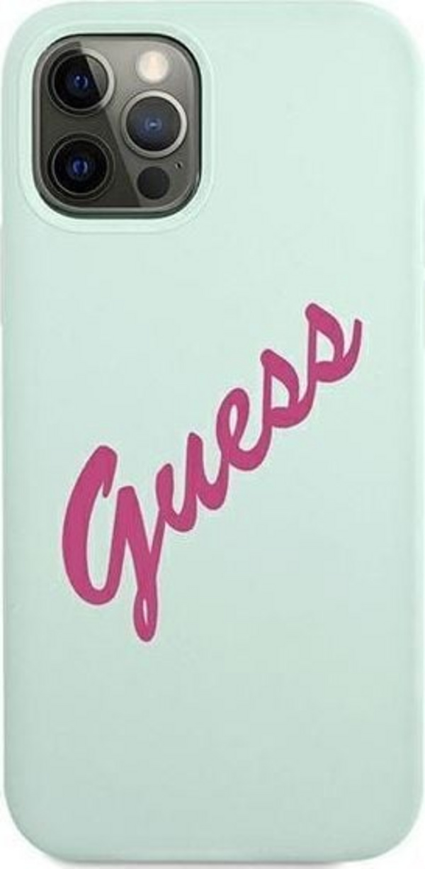 Kornizë mbrojtëse Guess, Apple iPhone 12 Pro Max, e kaltër