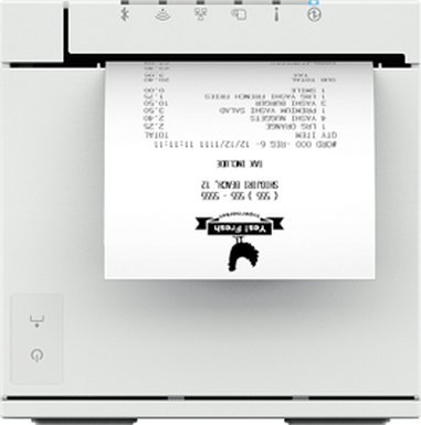 Printer termik POS Epson TM-M30III, 203 x 203 dpi, me kabllo dhe pa kabllo, i bardhë