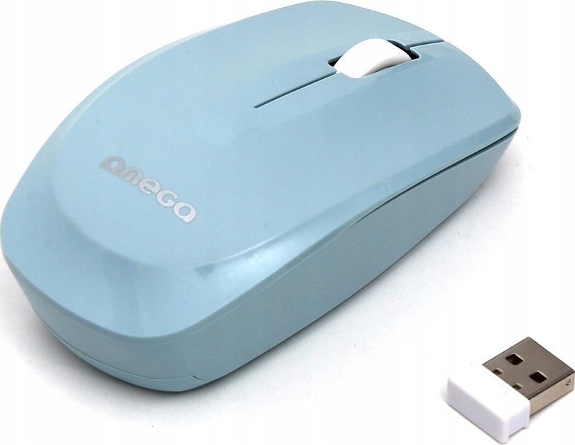 Miush kompjuteri pa tela Omega, 1000 1600 DPI, blu