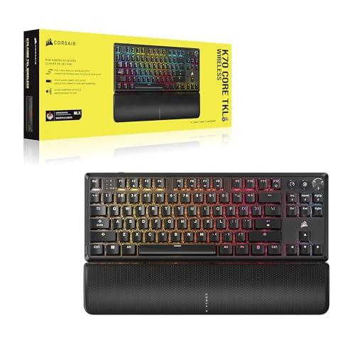 Tastierë gaming CORSAIR K70 CORE TKL, pa tela, mekanike RGB, e zezë