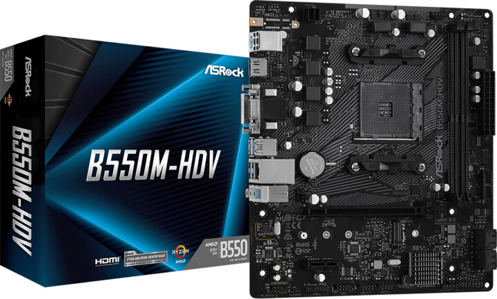 [OUTLET] Pllakë amë ASRock B550M-HDV - AMD B550