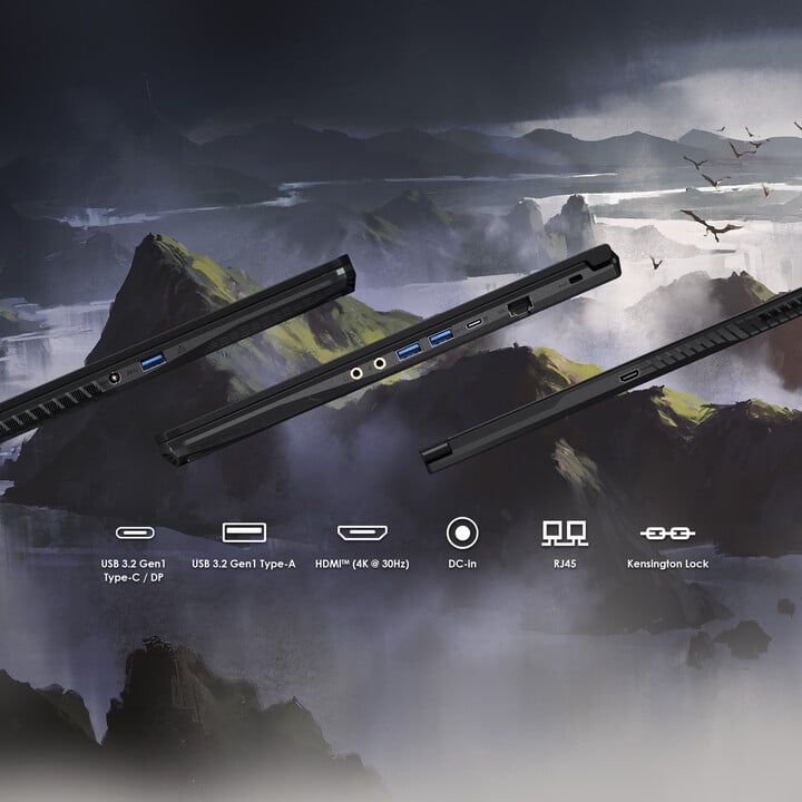 Laptop MSI Thin GF63 12VF-453XCZ, 15.6", Intel Core i5, 16GB RAM, 512GB SSD, NVIDIA GeForce RTX 4060, i zi