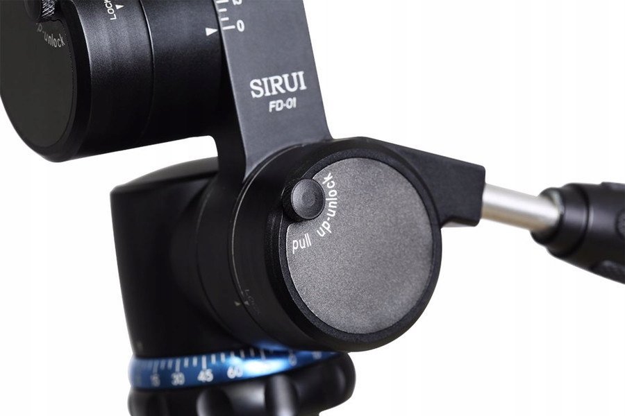 Глава за статив Sirui FD-01 Four Way Head, видео, 3/8\", црна