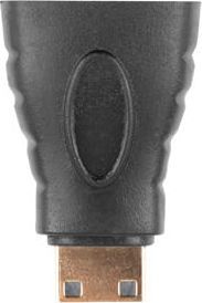 Адаптер LANBERG HDMI(M) HDMI(F) мини AD-0037-BK, црн