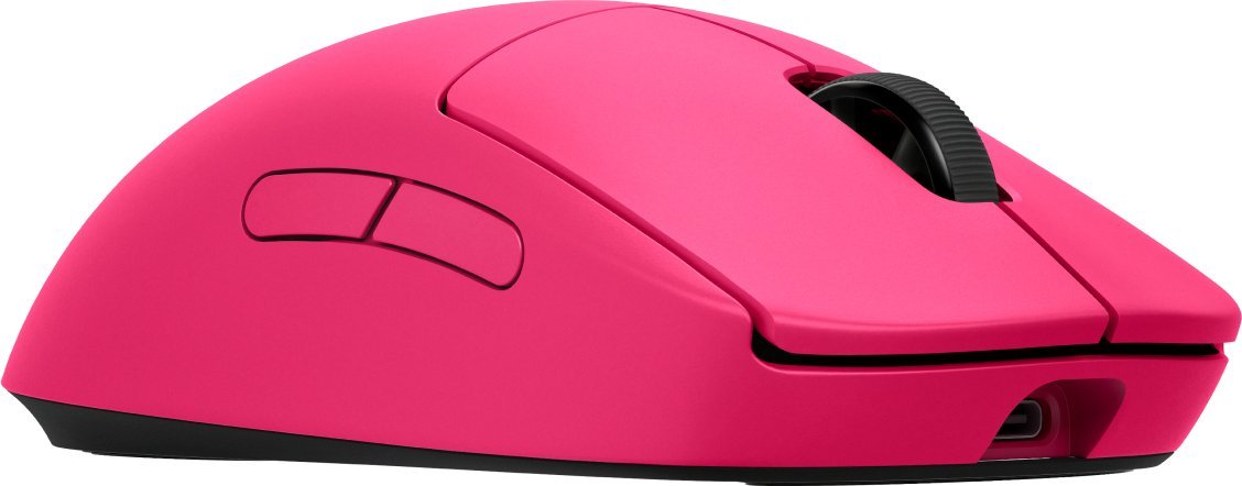 Maus gaming Logitech G Pro 2 Lightspeed, wireless, HERO 2, rozë