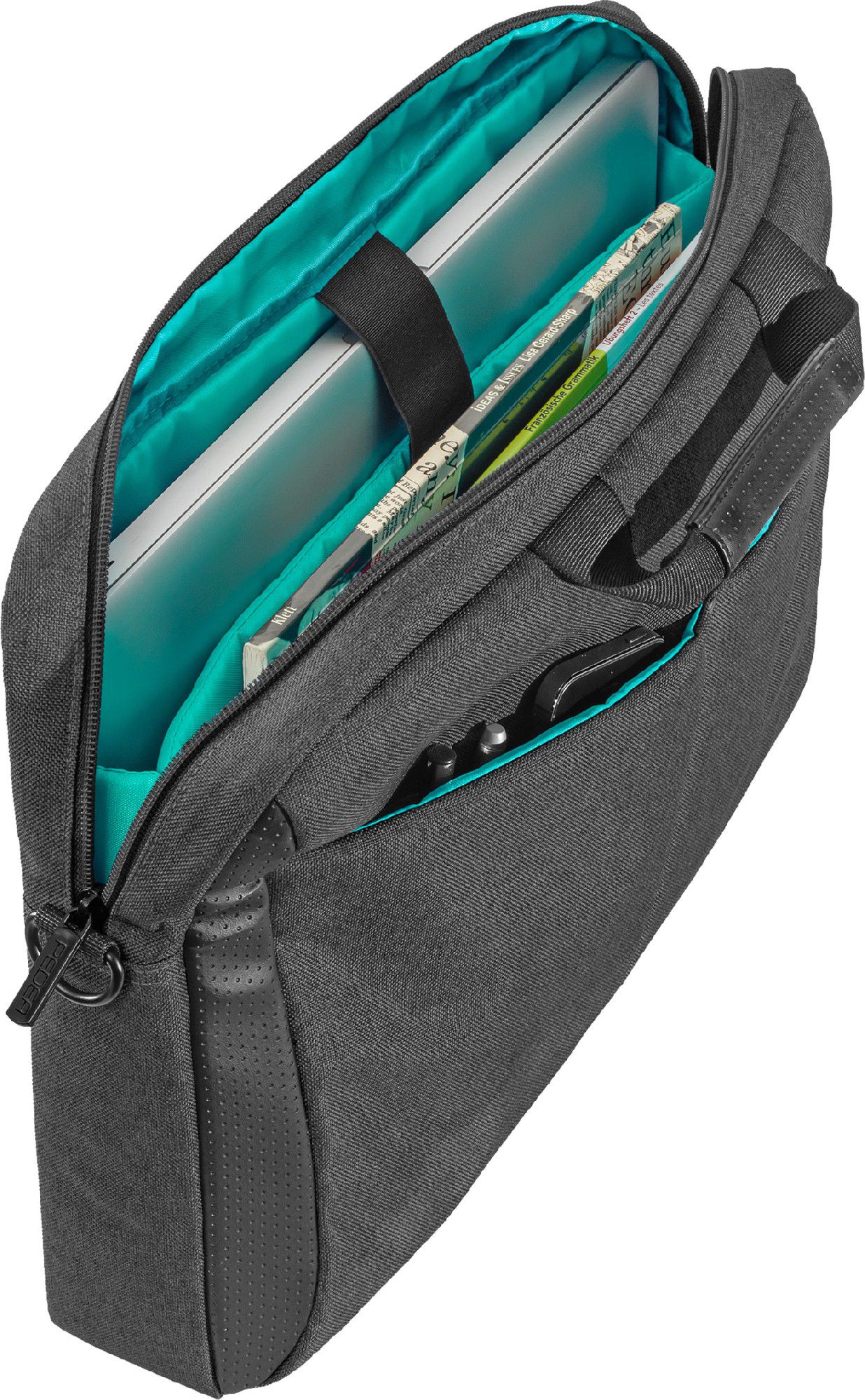 Çantë laptopi PEDEA Lifestyle, 17.3", najlon, e zezë
