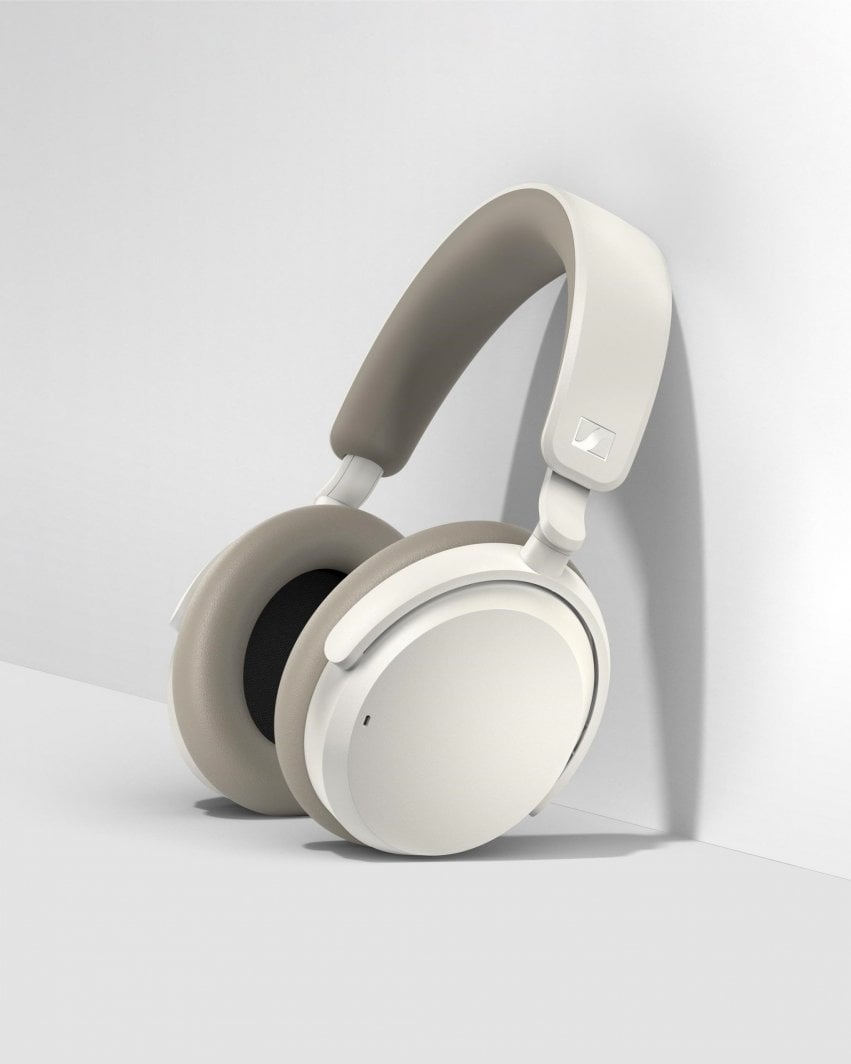 Kufje mbi vesh Sennheiser Accentum, wireless, me mikrofon, të bardha