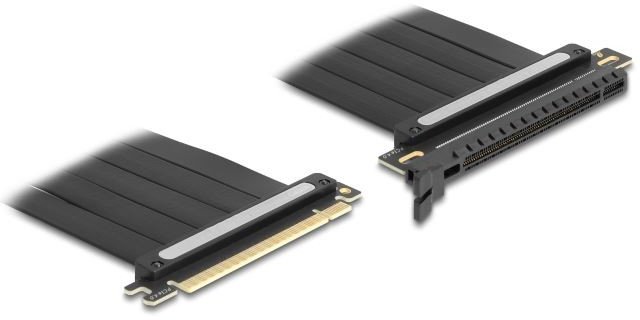 Adapter i brendshëm PCIe DeLOCK 81508, kabllo 30 cm, i zi