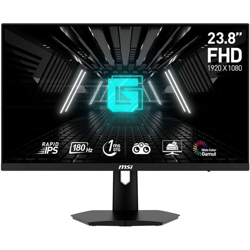 Monitor MSI G244F E2, 23.8", 1920 x 1080, Full HD, 180 Hz, i zi