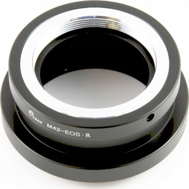 Adapter objektivi Pixco, Canon EOS R RF në M42, metalik