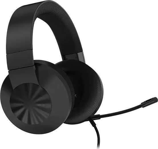 Kufje gaming Lenovo H210 GXD1P46880, me mikrofon, të zeza