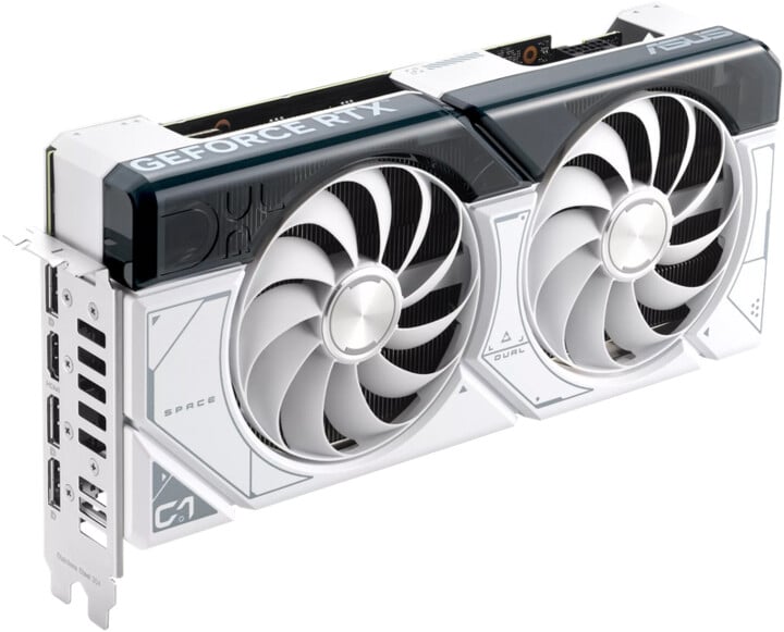 Kartelë grafike ASUS Dual GeForce RTX 4070 SUPER White OC Edition, 12GB GDDR6X