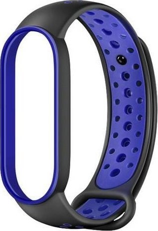 Rrip dore Beline për Xiaomi Mi Band 7 6 5, silikoni, black blue