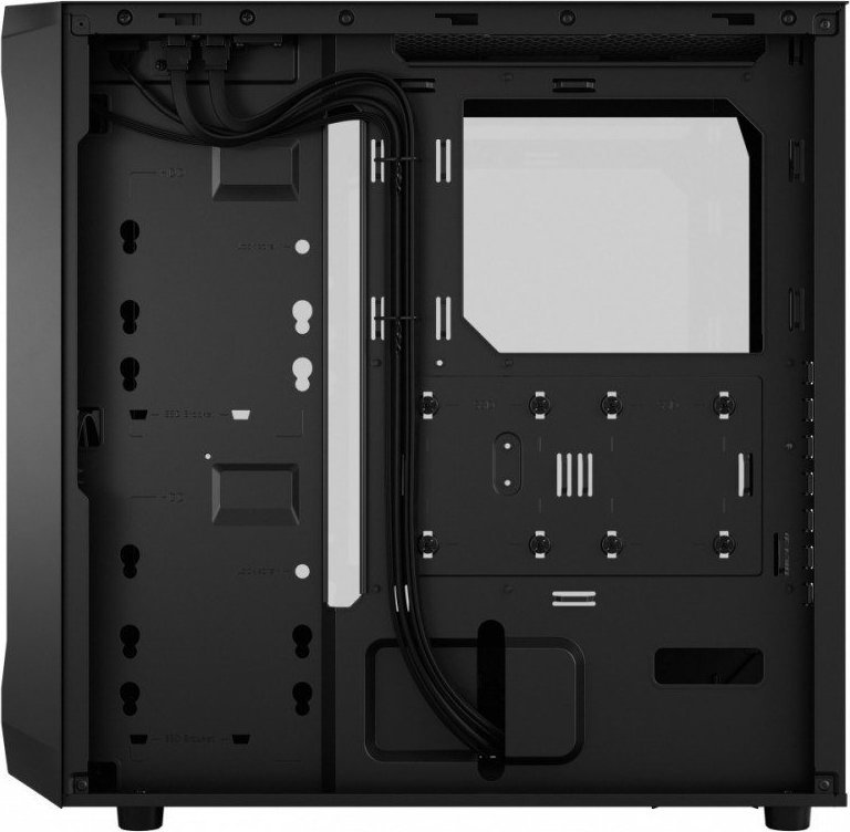 Kasë Fractal Design Focus 2 TG Clear Tint, Midi Tower