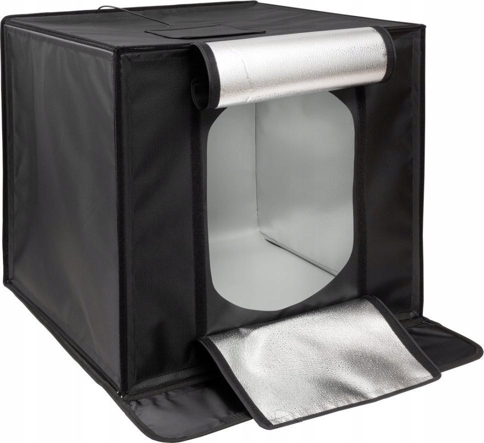 Tendë fotografike GlareOne LED Shadowless Tent Cube 40, 40 x 40 cm, ndriçim LED, e bardhë