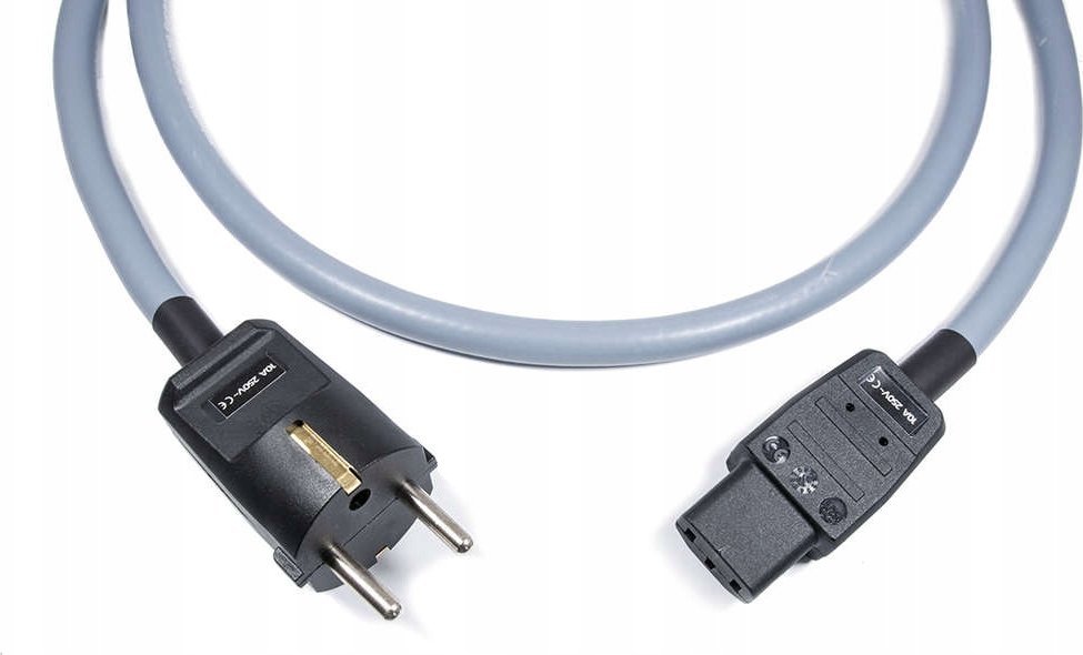 Kabllo rryme Melodika MDP20G, 3x2.5mm², Schuko në IEC C13, gunmetal 2m