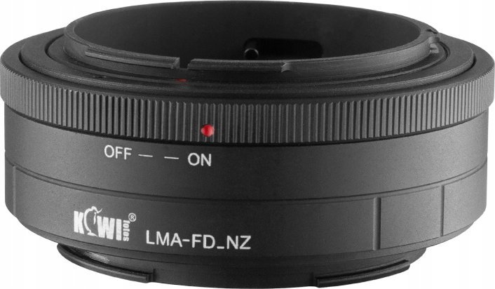 Adapter për lente Kiwifotos LMA FD NZ, Canon FD në Nikon Z, metalik
