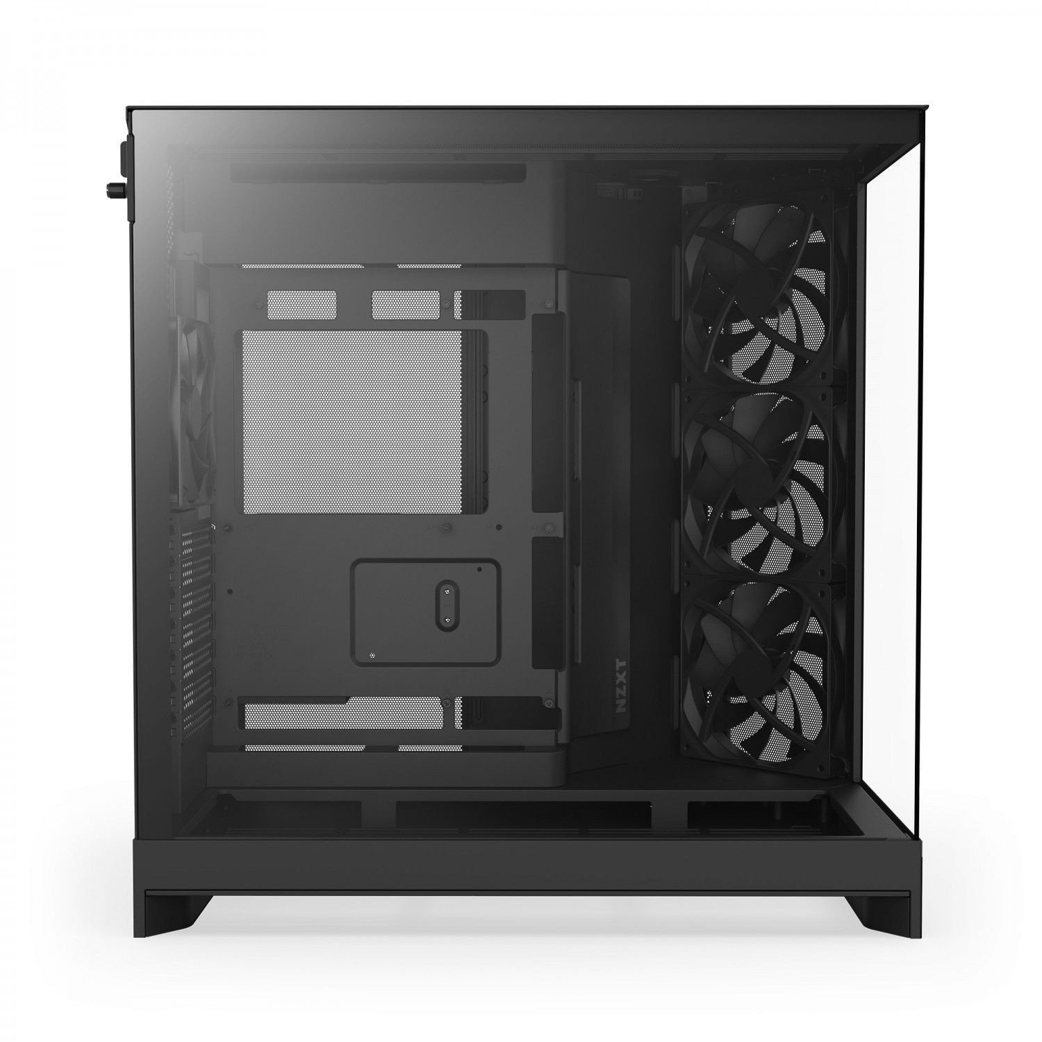 Куќиште за компјутер NZXT H9 Flow 2025, mid tower, калено стакло, бело