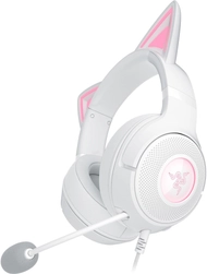 Гејминг слушалки Razer Kraken Kitty V2, со USB A кабел, 7.1 surround, бели