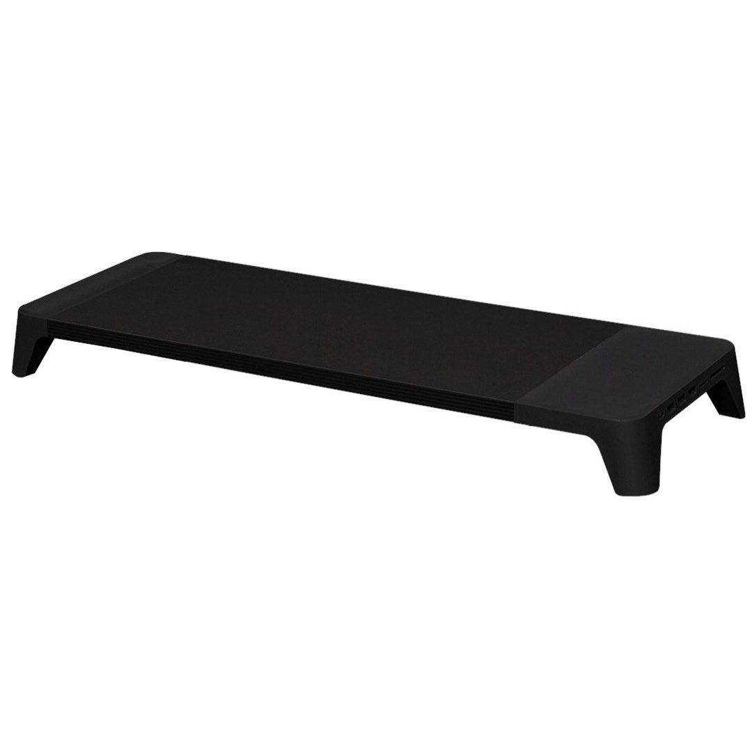 Mbajtëse monitori POUT EYES8 3-në-1, karikim wireless, e zezë
