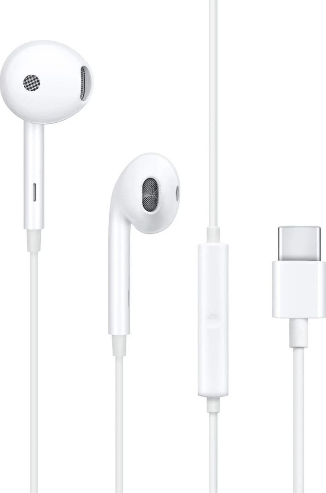 Kufje OPPO USB Type C, in ear, të bardha