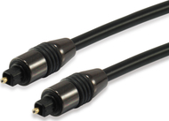 Kabllo optik digjital audio Equip TOSLINK, 1.8m, SPDIF, e zezë