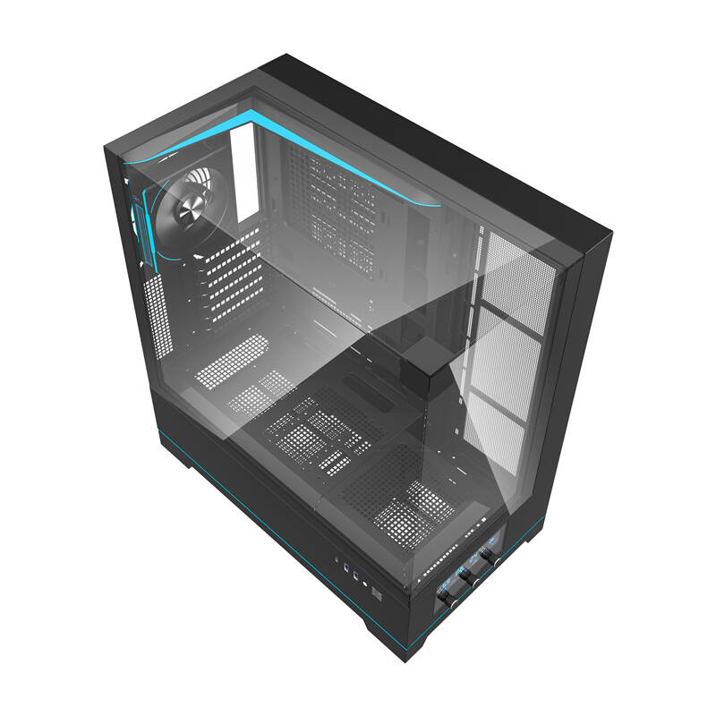 Kuti kompjuteri DarkFlash DY450, ATX, xham i temperuar, e zezë