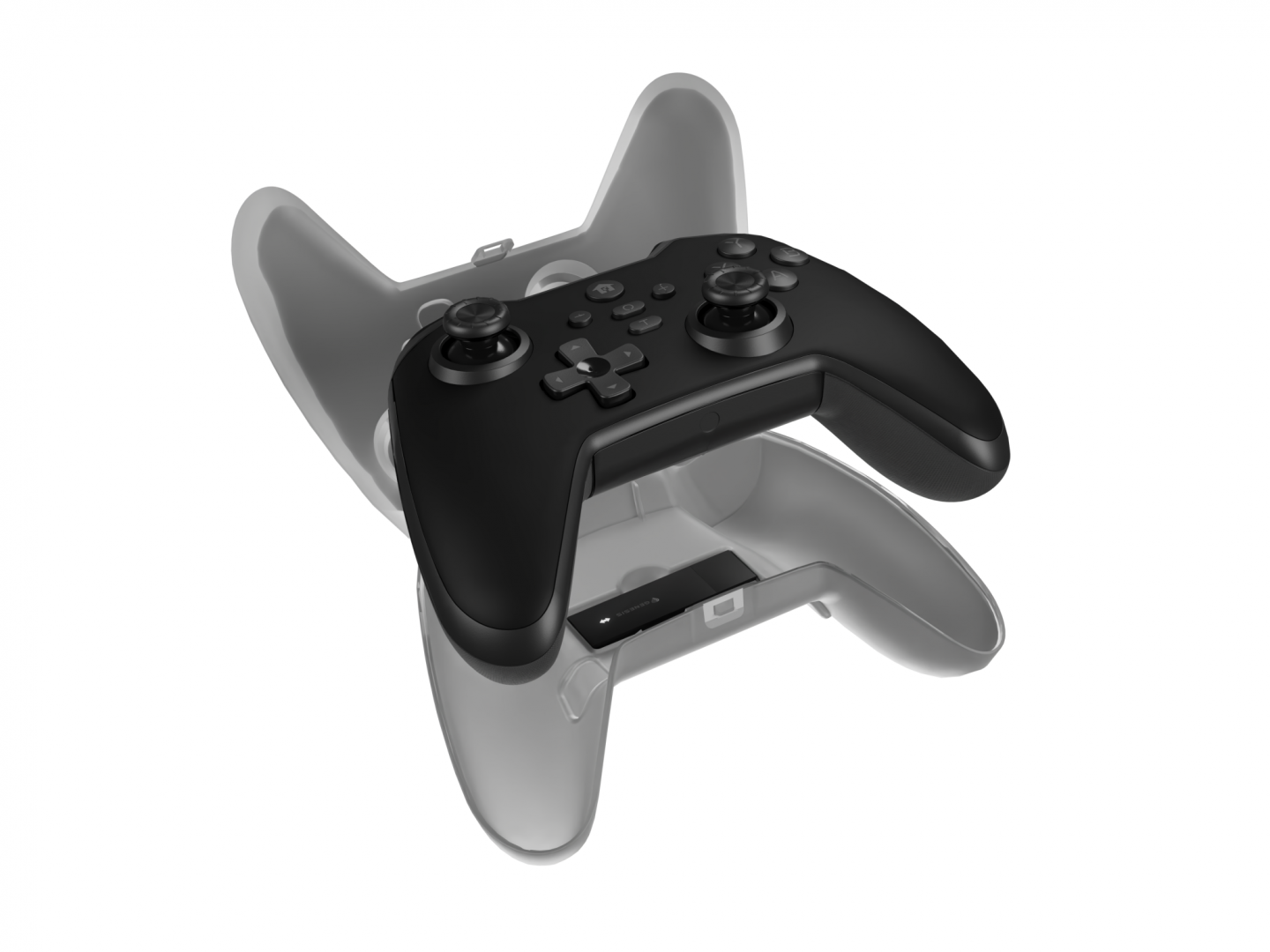 Gamepad wireless Genesis MANGAN 400 NJG-2100, Bluetooth, me dritë LED, i zi