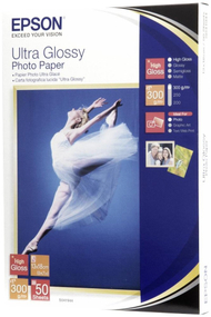 Letër fotografike Epson Ultra Photo Paper 13x18cm, 300g/m², 50 fletë