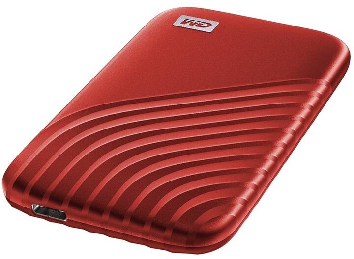 Disk i jashtëm Western Digital My Passport -  1TB, i kuq