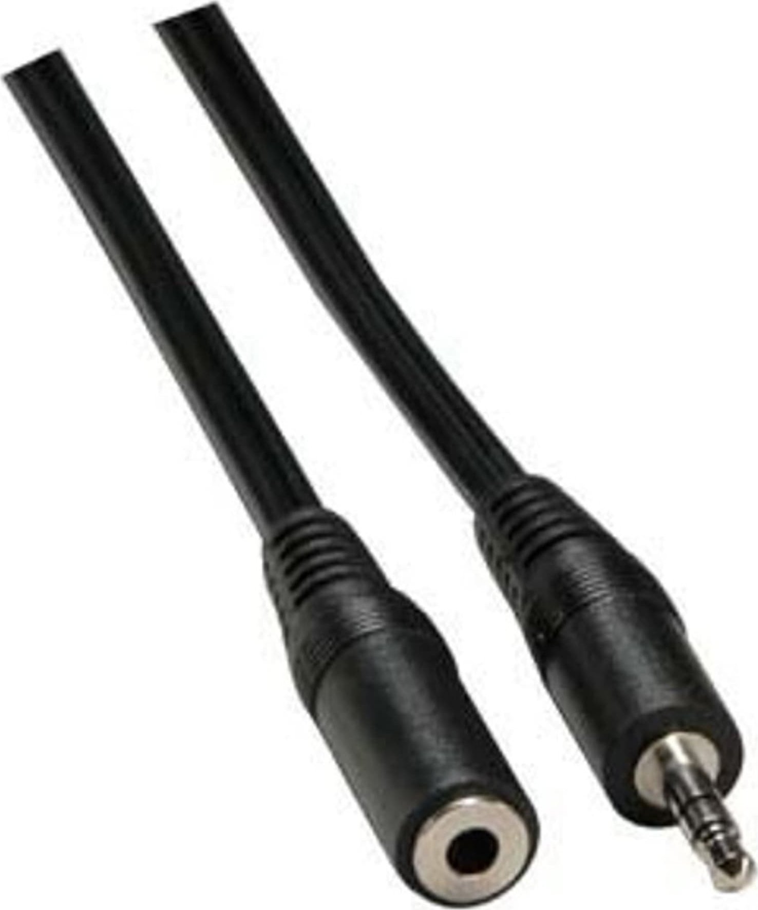 Kabllo audio Neutralle, jack 3.5mm mashkull në 3.5mm femër, 3m, e zezë