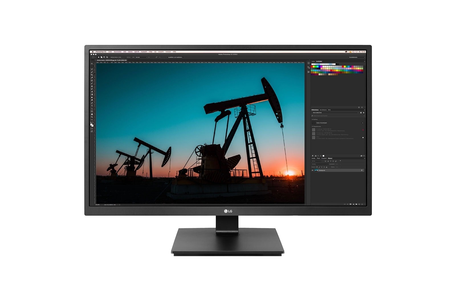 Monitor LG 27BN55UP-B, 23.8", Full HD, IPS, i zi