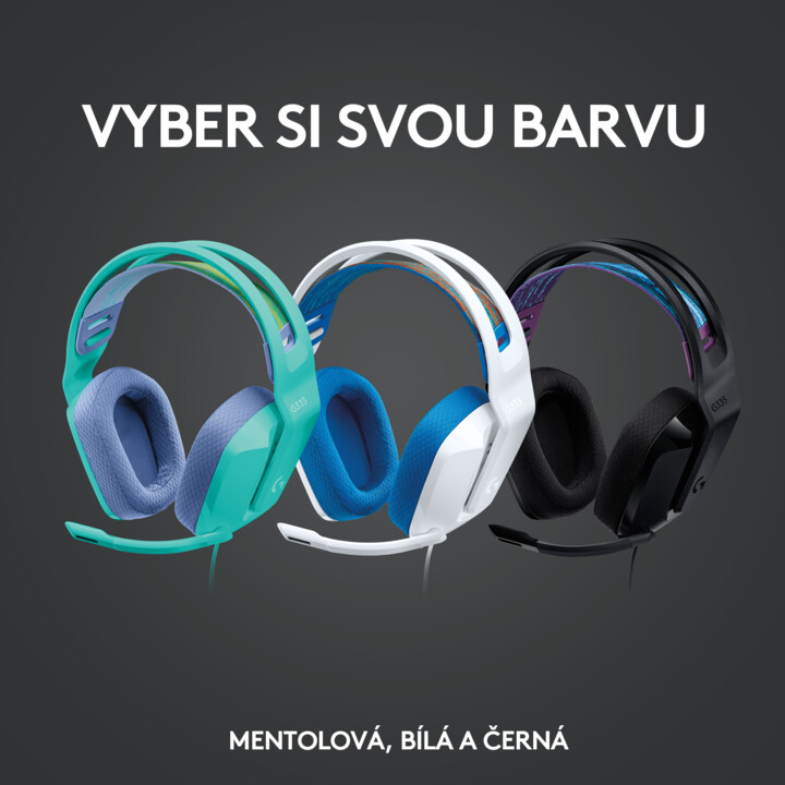 Kufje Logitech G335, të bardha