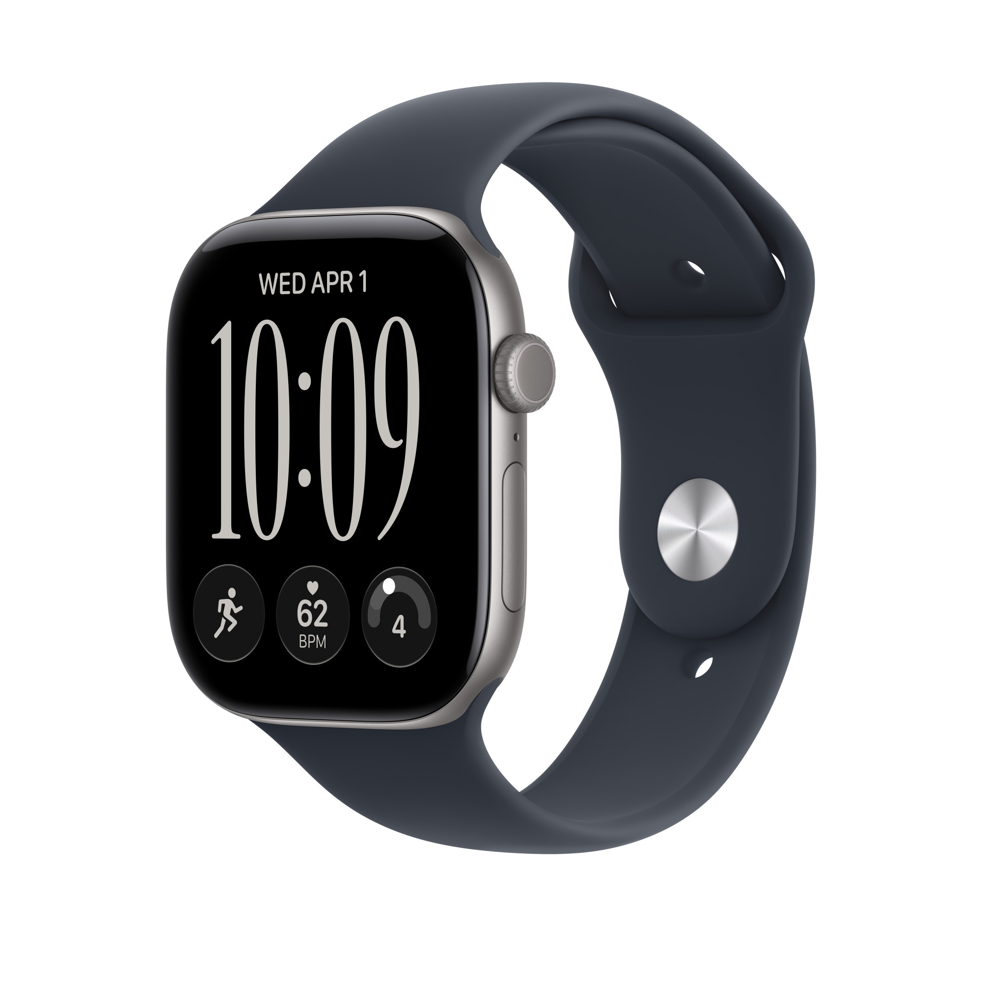 Apple Watch 46mm Black Sport Band, S/M