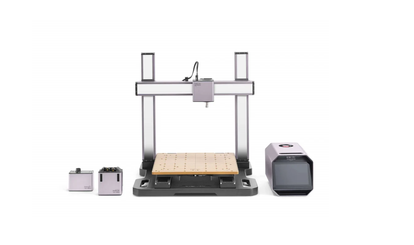 Printer 3D Snapmaker Artisan 3DP, IDEX me dy koka, volum i madh printimi, gri