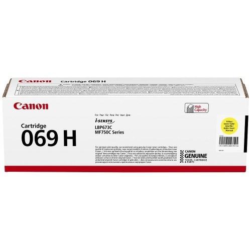 Toner Canon 069H Yellow, kapacitet i lartë, i verdhë
