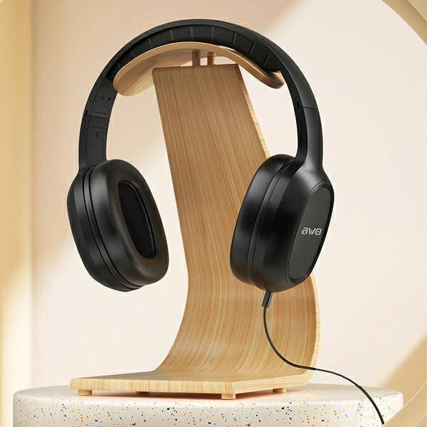 Kufje gaming Awei GM-6, stereo, me kabllo, të zeza