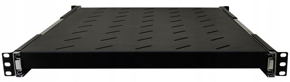 Raft rrëshqitës për kabinet RACK RAPW800, 1U 19", 420x550mm, i zi