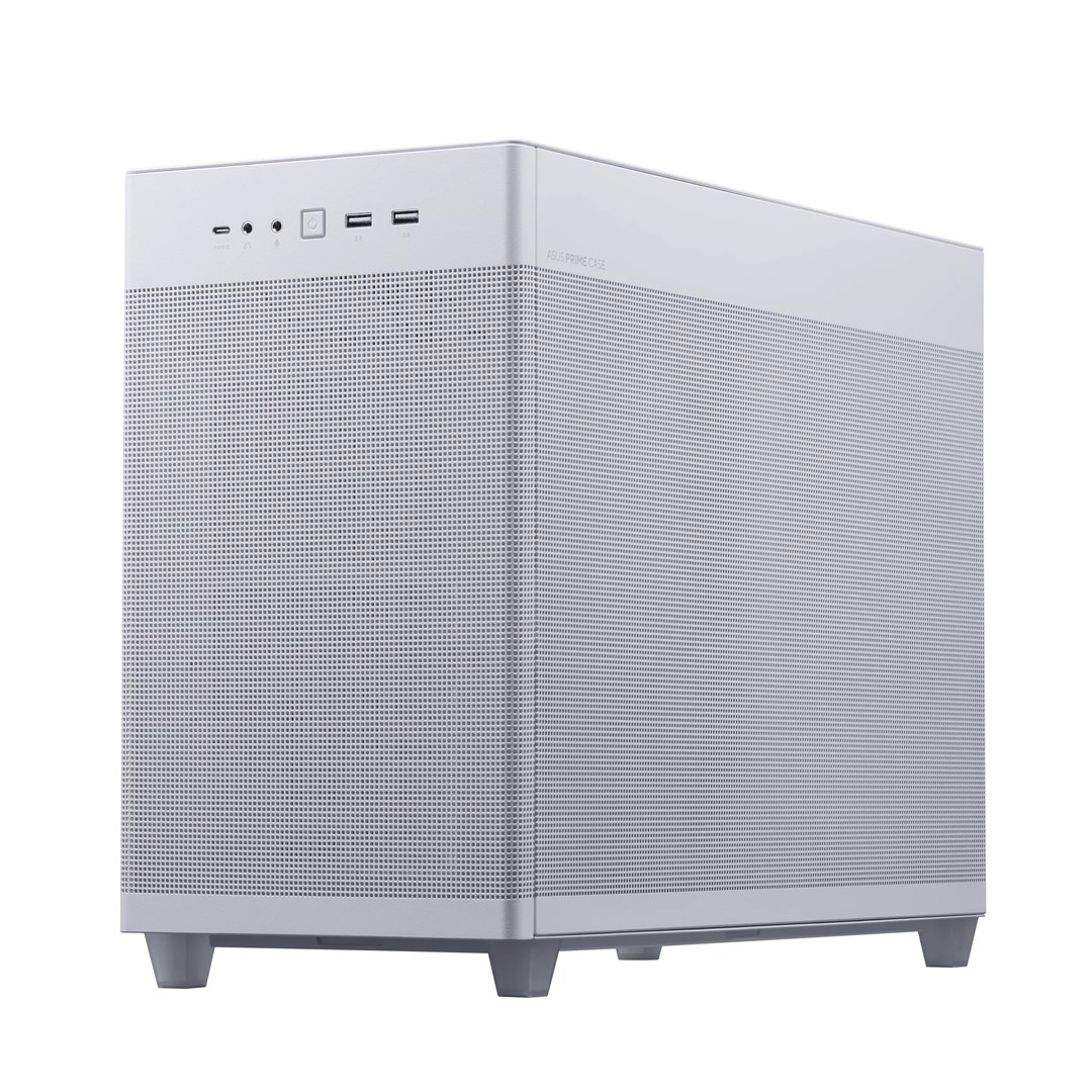 Kuti kompjuteri Asus Prime AP201, micro ATX, USB 3.2 Type C, e zezë