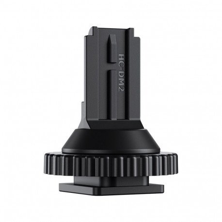 Adapter cold shoe JJC HC DM2 për DJI Mic 2, për kamera aksioni, i zi