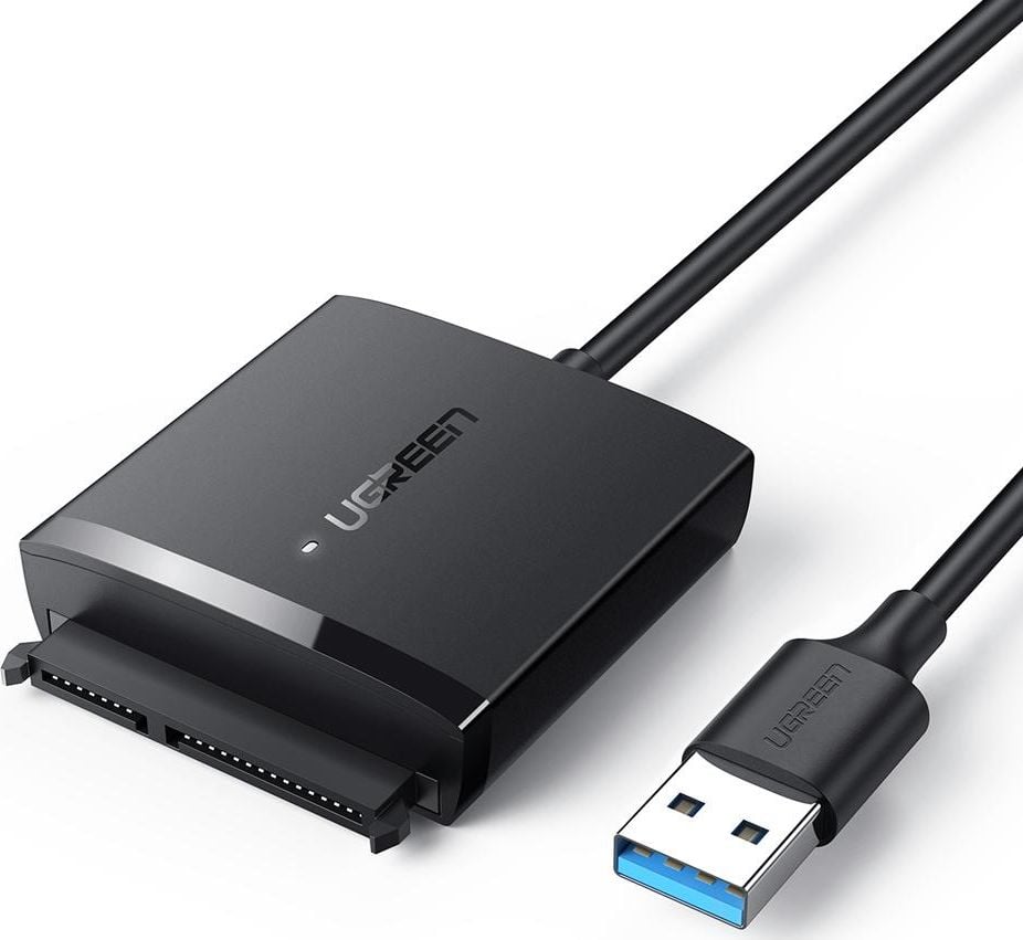 Надворешно куќиште Ugreen USB 3.0 во SATA 2.5", црно