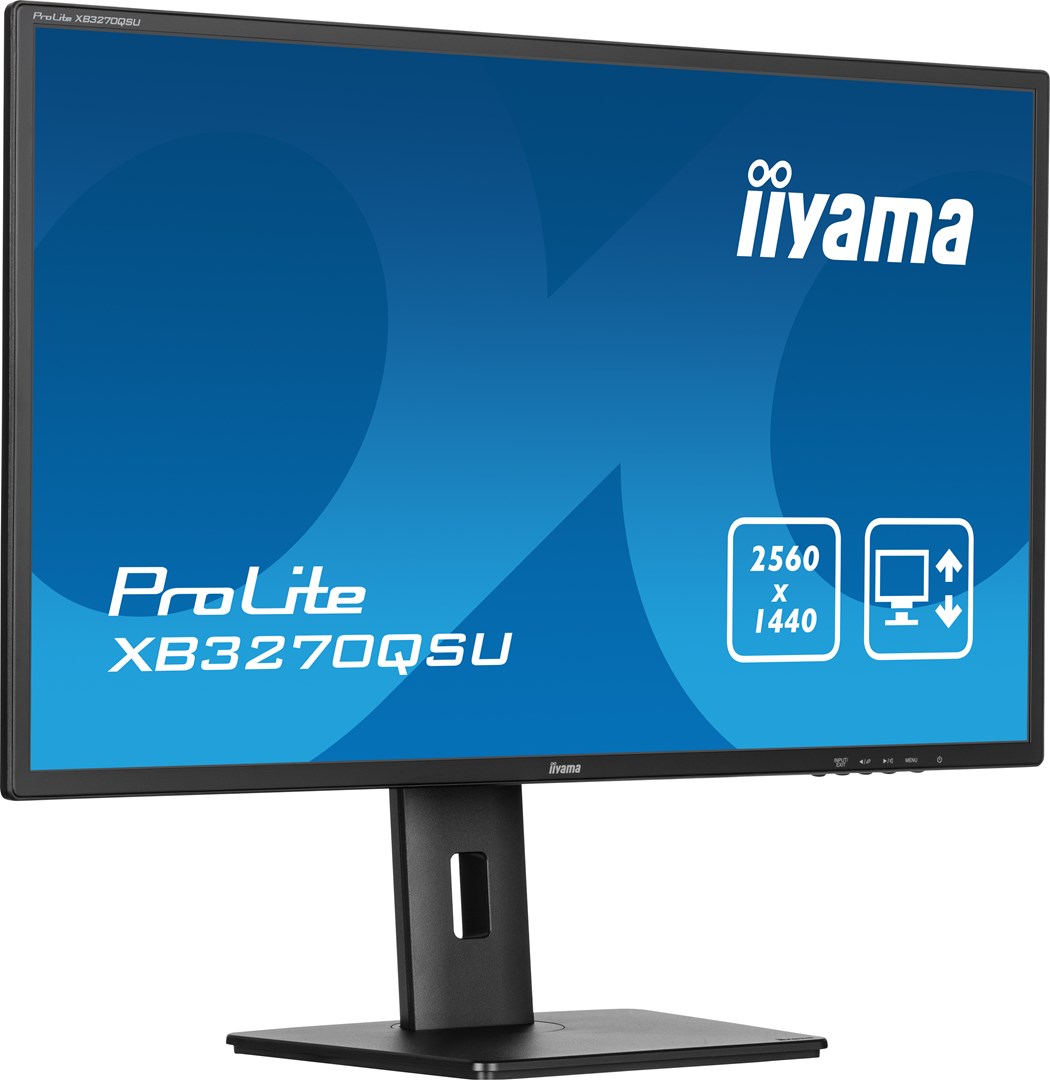 Монитор iiyama ProLite XB3270QSU-B1, 32", 2560 x 1440, 100 Hz, i zi