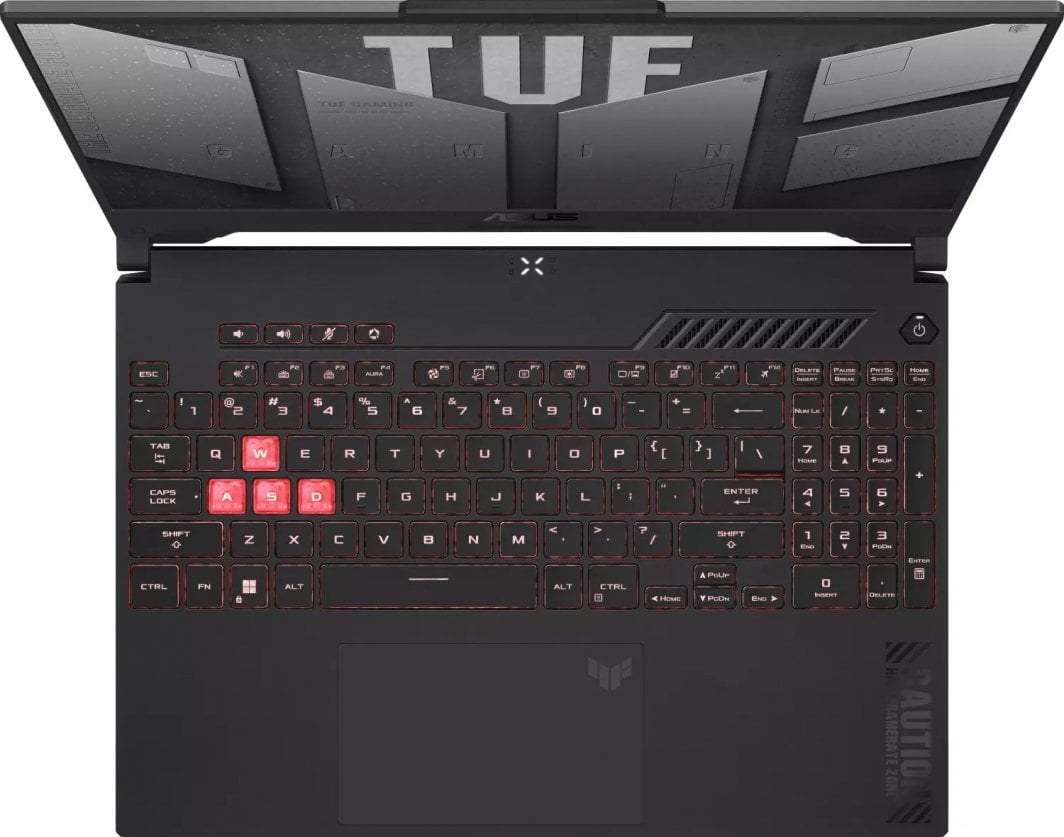 Лаптоп ASUS TUF Gaming A15, 15.6" 144 Hz, AMD Ryzen 9 7940HS, 16 GB RAM, 512 GB SSD, NVIDIA GeForce RTX 4070