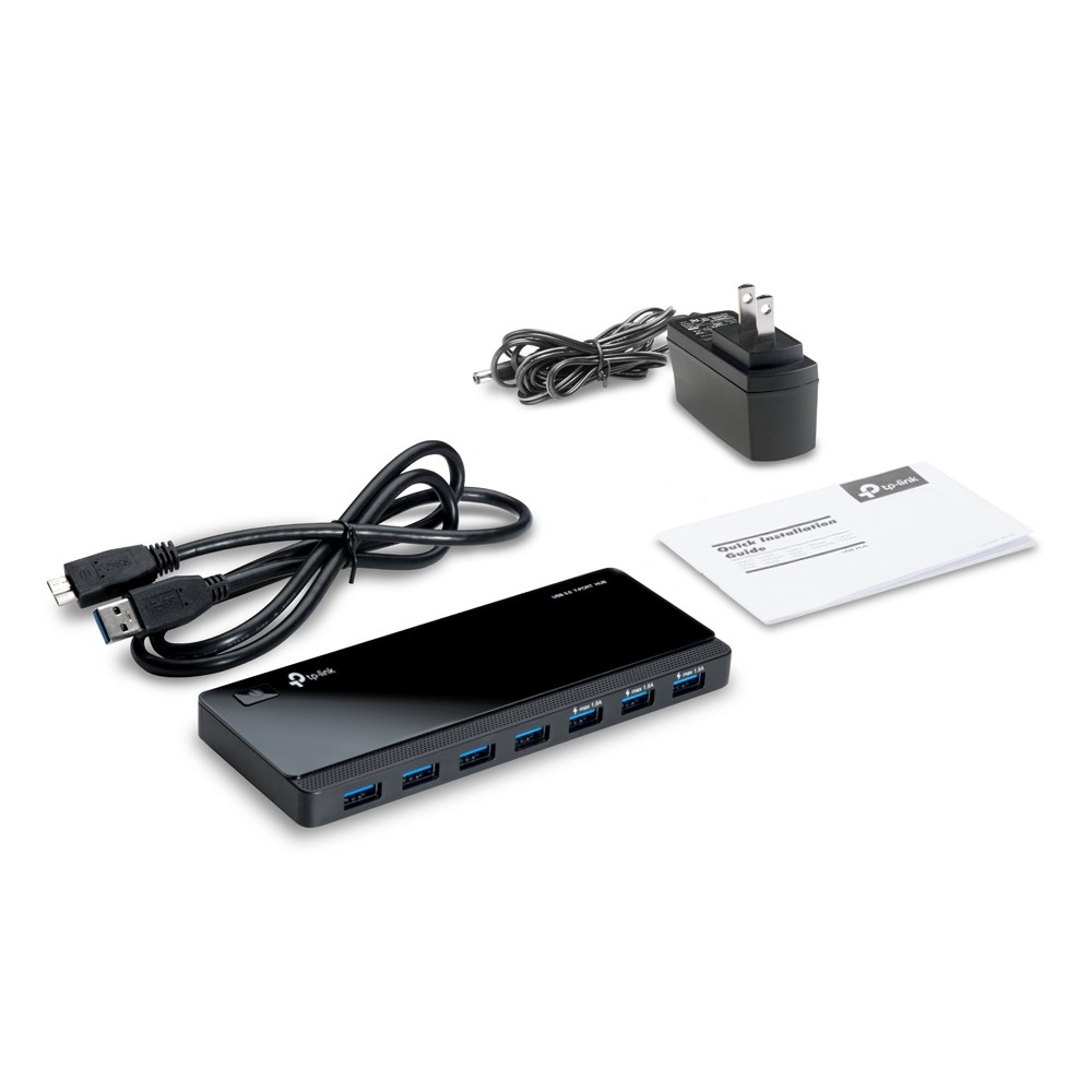 Hub USB TP-Link UH700, 7 porta, USB 3.0, i zi
