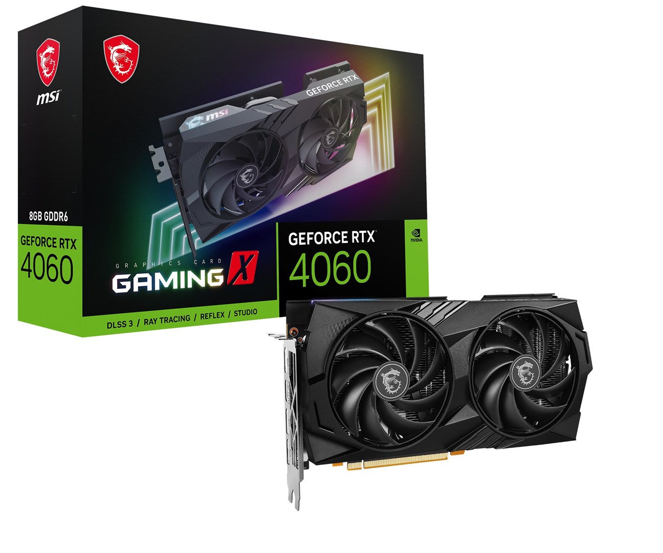Kartë grafike MSI Gaming NVIDIA GeForce RTX 4060, 8 GB GDDR6