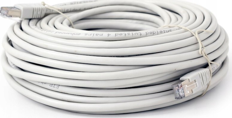 Kabllo rrjeti Gembird CAT6 FTP, 30m, e bardhë